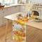 Pumpkin Table Runner 13x72 Inch – Orange Pumpkin, Flowers & Leaves, Autumn Thanksgiving Harvest Table Decor for Kitchen, Dining, Holiday & Party (Pumpkin)